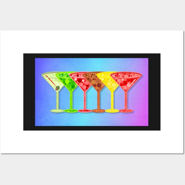 Martinis | Pop Art Wall Art by williamcuccio